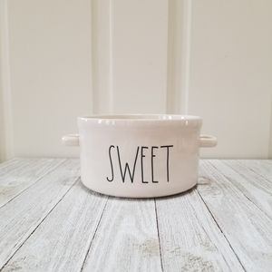Rae Dunn SWEET Souffle Crock Dish Ceramic